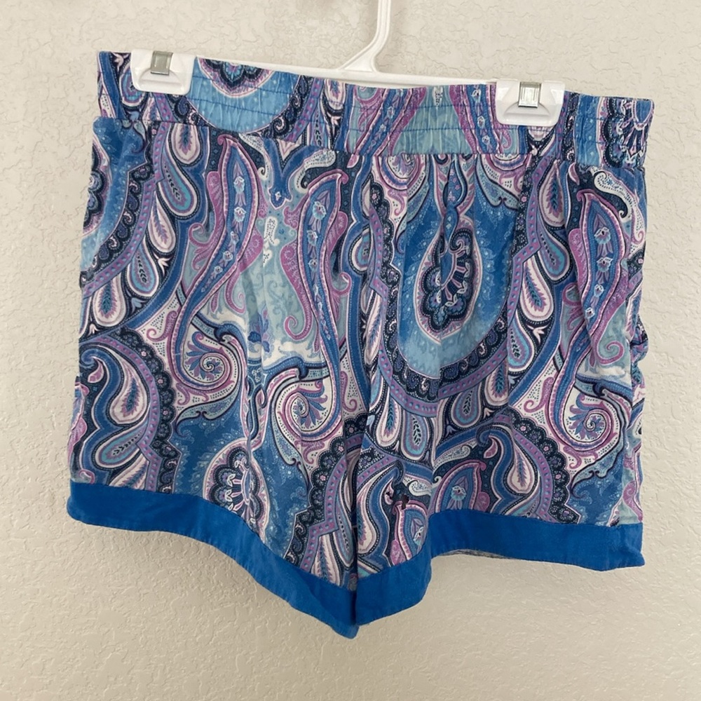 Echo Sleepwear Blue Paisley Summer Set - Picture 5 of 16